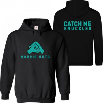 Catch Me Knuckles Norris Nuts Classic Unisex Kids and Adults Pullover Hoodie for Music Fans							 									 									